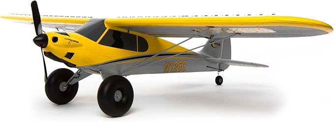 HobbyZone RC Airplane Carbon Cub S 2 1.3m BNF Basic (Transmitter Battery and Charger not Included) with Safe HBZ32500 Yellow