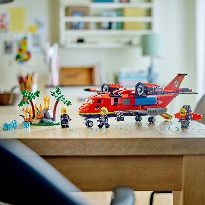 LEGO 60413 City Löschflugzeug 3 Minifiguren 2 Löschkanonen Waldbrandkulisse