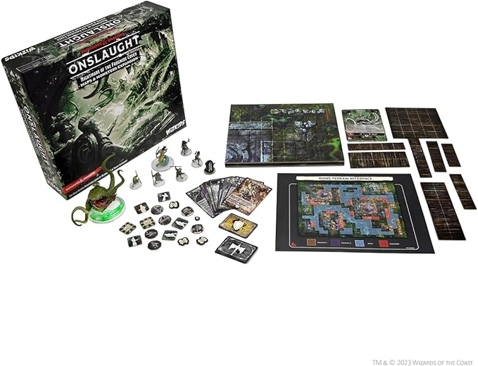 Dungeons &amp Dragons Onslaught: Nightmare of The Frogmire Coven - Maps &amp Monsters Expansion