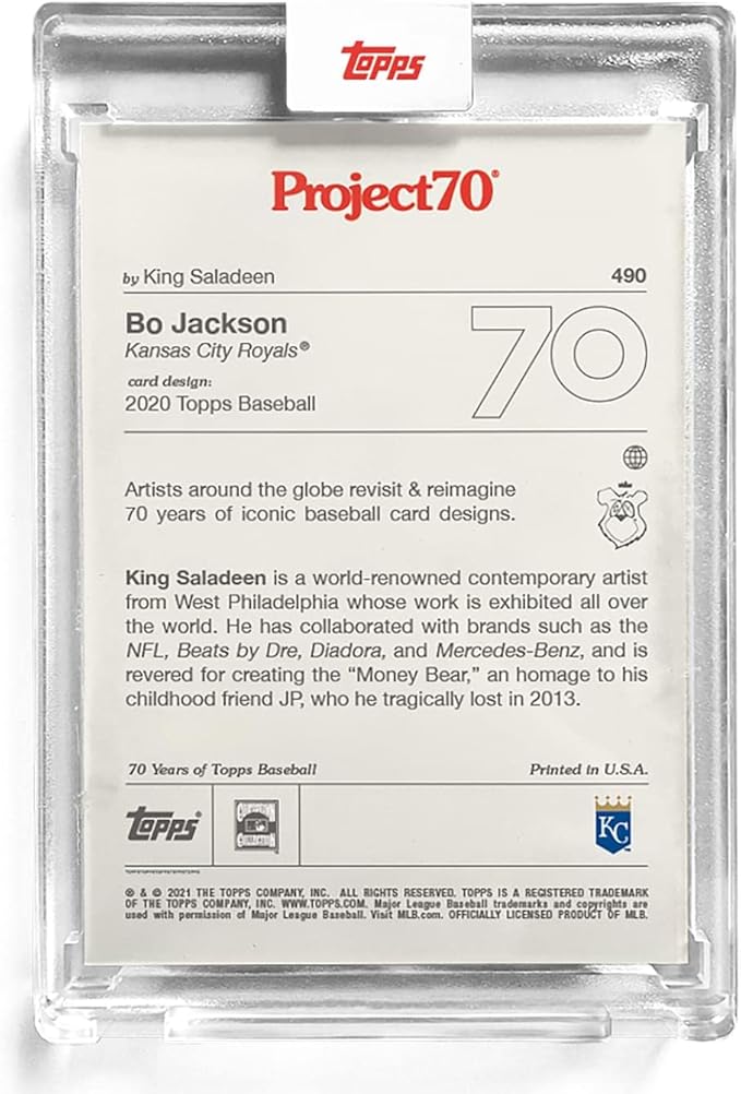 Topps Project70 Card 490 | 2020 Bo Jackson by King Saladeen