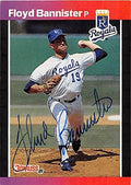 Sports Memorabilia Autograph Warehouse 247320 Floyd Bannister Autographed Baseball Card - Kansas City Royals 1989 Donruss - No. 262