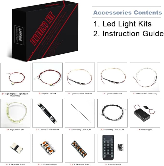 BrickBling LED Light Compatible with Lego Tranquil Garden 10315 Building Set (Model Not Included) Remote Control Version Lighting Compatible with Lego Zen Garden