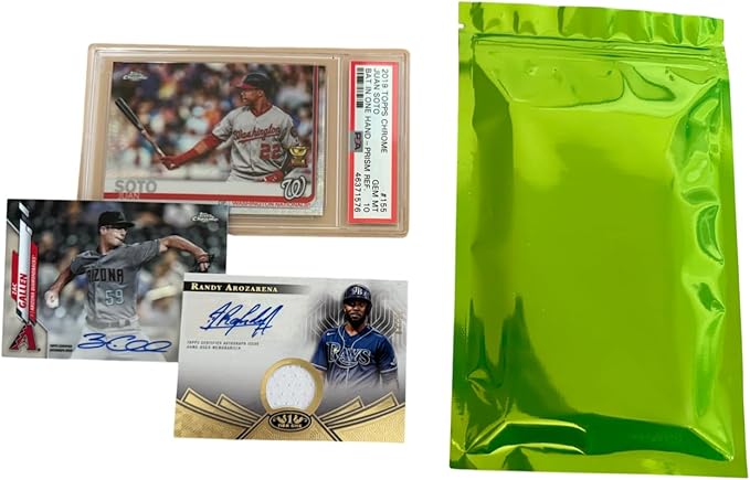 High Cheese Baseball Triple Play Mystery Pack with 1 PSA Graded Card 2 Autographed Baseball Cards