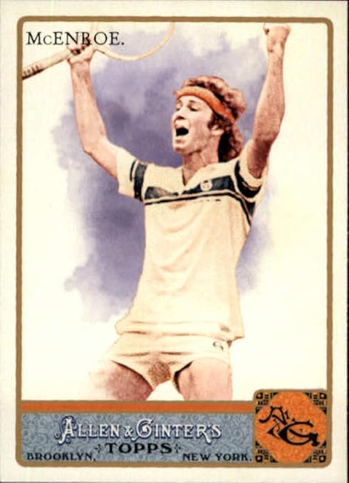 2011 Topps Allen and Ginter #40 John McEnroe MLB Baseball Card NM-MT
