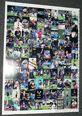 Lionel Messi Official Card Collection ENORMOUS UBELIEVABLE UNCUT SHEET! Includes 100 Cards Lionel Messi Collection Set featuring Cards with Maradona Xavi &amp More! Amazing Rare Messi Collectible!