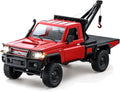 1/12 RC Crane Truck MN-82T LC79 RTR RC Crawler 4WD Off-Road Tow Car RTR 2.4GHz RC Pick-up Trail Truck for Adults Hobby Toys (Red)