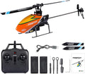 GoolRC C129 RC Helicopter 4 Channel 2.4Ghz Remote Control Helicopter with 6-Axis Gyro Aileronless RC Aircraft with Altitude Hold Landing Pad and 2 Batteries (Orange)