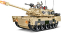 SEMKY Military Series M1 Abrams Tank MOC Building Blocks and Engineering Toy（1206Pieces）with 3 FigureWW2 Army Tank for Kid and Military Fan