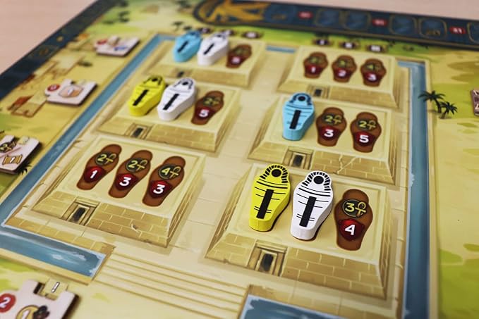 Men-Nefer Board Game - Journey Through Ancient Egypt! Worker Placement Strategy Game Fun Family Game for Teens &amp Adults Ages 14+ 1-4 Players 60-120 Minute Playtime