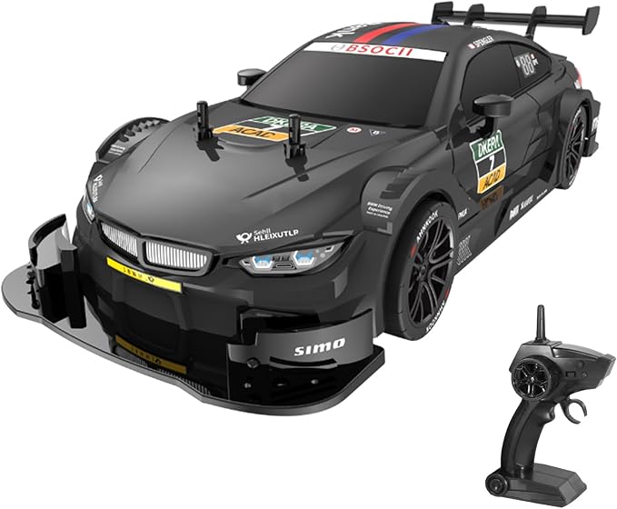 GoolRC RC Drift Car 1:16 Scale 4WD 40KM/H High Speed RC Racing Car 2.4GHz Electric Sport Drifting with Headlight Drifting &amp Racing Tires for Adults (Black)