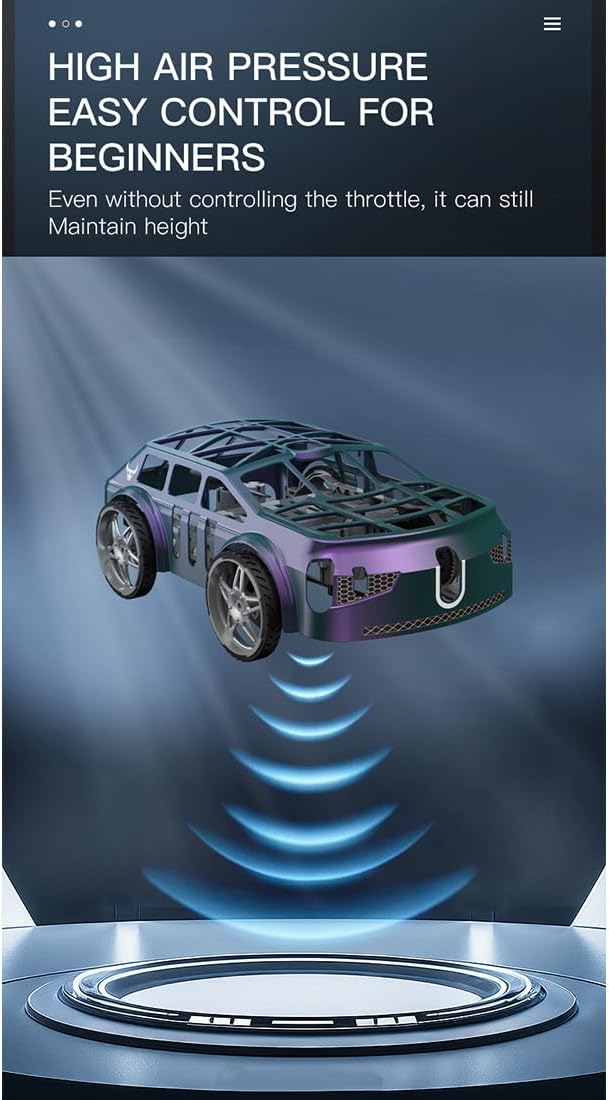 SG900PRO 2-in-1 Air-Ground Dual-Mode Remote Control Flying Car 2.4G RC Drone Car with Colorful LED Lights 2 Batteries Electric Mini RC Racing Cars for Adults Toy Gift -RTR