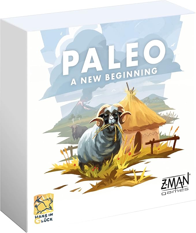 Z-Man Games Paleo A New Beginning Board Game Expansion - Forge a New Chapter in Human History! Cooperative Strategy Game for Kids &amp Adults Ages 10+ 2-4 Players 45-60 Minute Playtime
