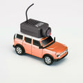 Aetheria WL Mini RC Car with HD FPV Camera 1/64 Remote Control Car FPV RC Drift Cars with LED Ambient Lights &amp Interactive Controls &amp 3-Speed Modes Gift for Adult (Orange)
