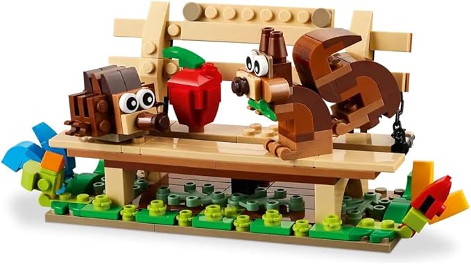 LEGO Creator 3in1 Birdhouse 31143 Birds to Hedgehog to Beehive Set Forest Animal Figures Building Toys for Kids Ages 8 Years and Over Colorful Toy Set Gift Idea