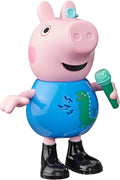 Peppa Pig Joke &amp Sing George 8-Inch Figure Musical Toy with 50+ Sounds and Songs Basket Stuffers Preschool Toys for Girls and Boys Ages 3+
