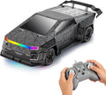 Remote Control CarAll Terrain 2.4GHz RC Truck for 3-12 Year Old Boys Electric Vehicle RC Car with LED Lights for Kids Birthday Gifts for Kids (Gray)