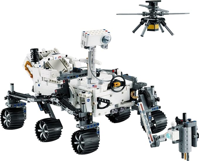 Lego Technic NASA Mars Rover Perseverance Space Model with AR Application Experience Construction Toy Vehicle Science and Engineering Gift for Boys and Girls 10 Years Old and Over 42158