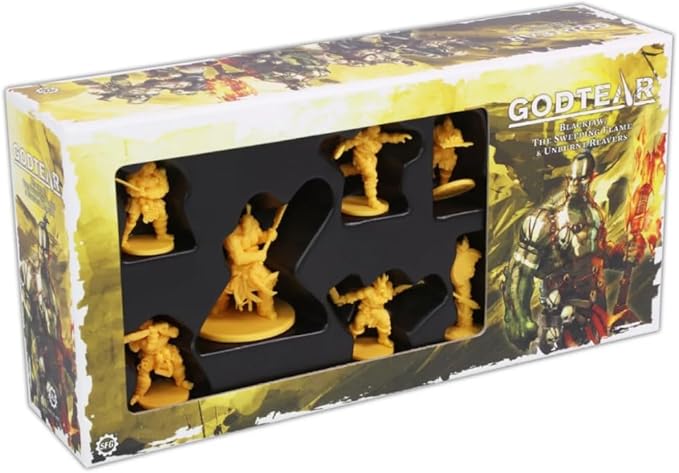 SFG Steamforged Games Godtear The Board Game Bundle: Raith'Marid Lorsann Rangosh and Blackjaw Expansion (4 Items)