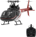 6 Channel Remote Control Helicopter with Brushless Motors Altitude Hold Gyro Optical Flow Positioning Function 2.4GHz Aileronless Mini Aircraft Toy for Beginners Teens Adults