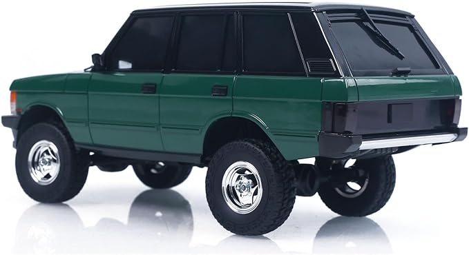 US in Stock 1/18 2.4G RC Rock Crawler Car LDRC Ld18401 4Wd RC Climbing Car Simulation SUV Vehicles Brushed Motor Esc Servo RTR Hobby Grade Model for Birthday Gift(Green)