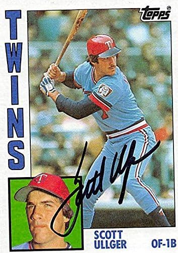 Sports Memorabilia Autograph Warehouse 247373 Scott Ullger Autographed Baseball Card - Minnesota Twins 1984 Topps - No. 551