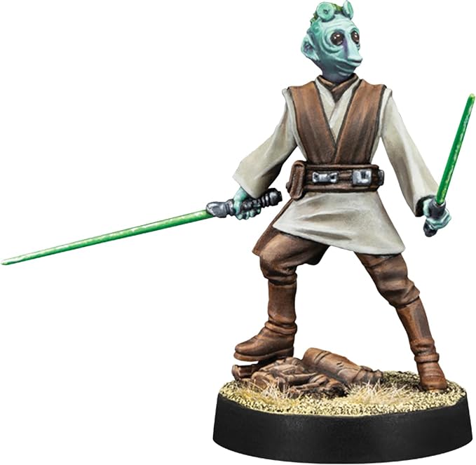 Asmodee Star Wars: Legion Customizable Jedi General and Knight - Tabletop Miniatures Game Strategy Game for Kids and Adults Ages 14+ 2 Players 90 Min Playtime