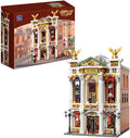 PANTASY Vintage European Grand Theater Building Set-Modular Model with Crystal Chandelier Transparent Dome&ampExpandable Street Scenes Retro Collectible Theater Architecture for Adults &ampHome Déc