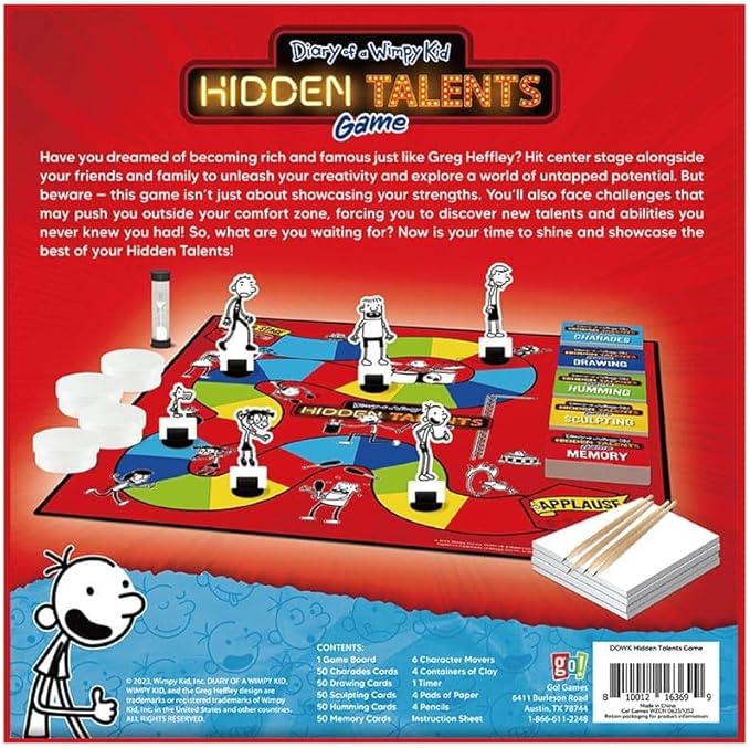 Go! Games Diary of a Wimpy Kid Hidden Talents Game