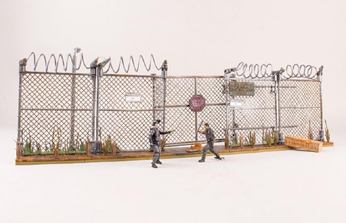 McFarlane Toys The Walking Dead AMC TV Series Prison Gate &amp Fence Building Set #14556 192 pcs