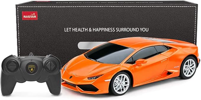 RASTAR Remote Control Car | 1:24 RC Lamborghini HURACÁN LP610-4 Toy Car Model Vehicle Orange