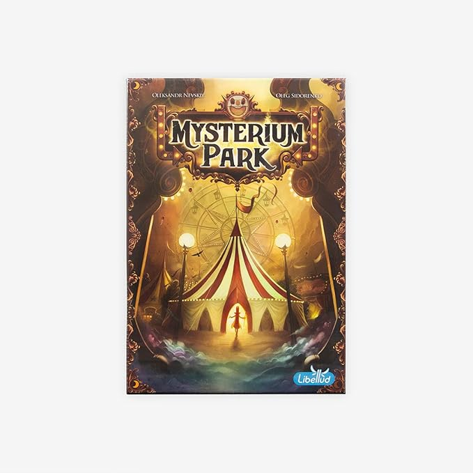 Asmodee Mysterium Park Board Game - Uncover Dark Secrets in a Charming Carnival Setting Cooperative Mystery for Kids &amp Adults Ages 10+ 2-7 Players 28 Minute Playtime