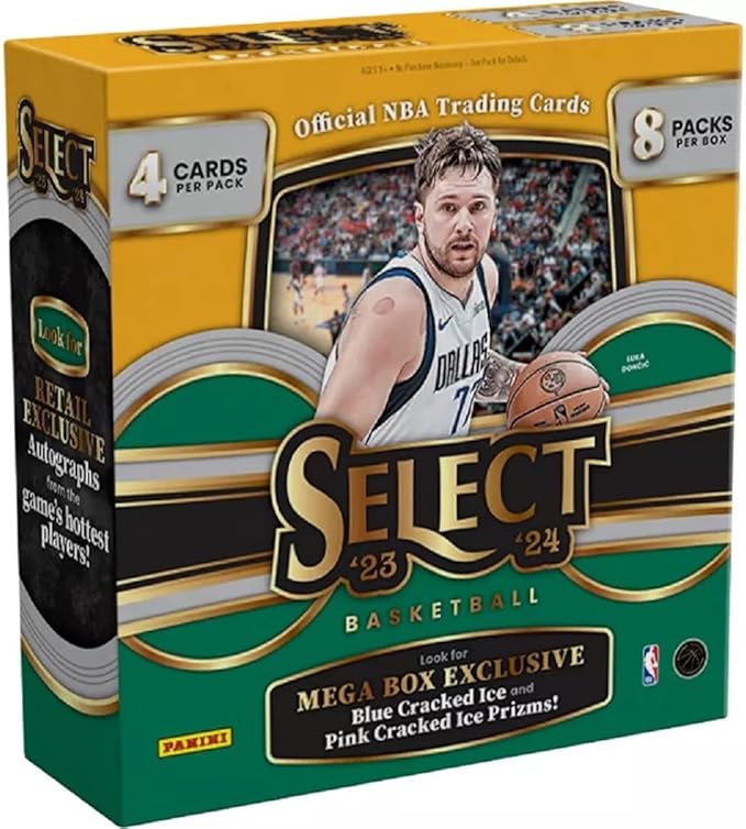 2023-2027 Panini Select Basketball Mega Box - 32 Basketball Cards