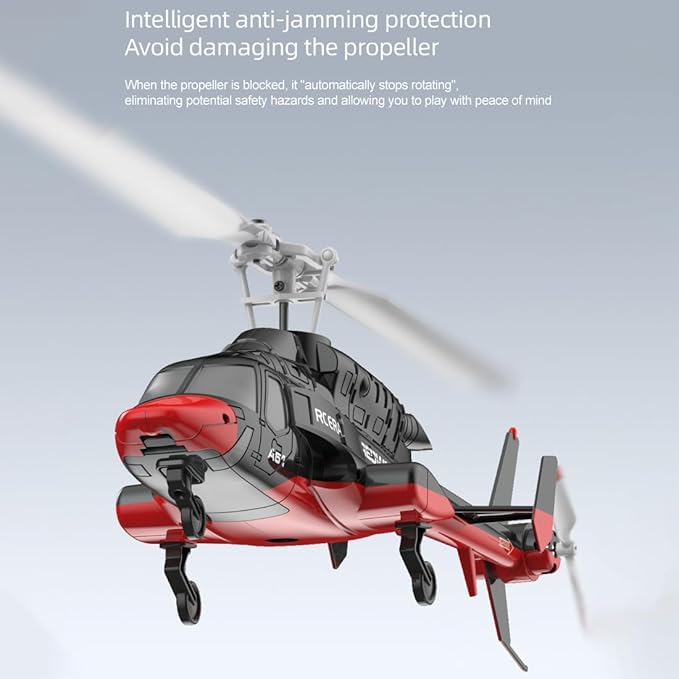 RC ERA A61 RC Helicopter with One-Key Takeoff/Landing 1/52 Scale Air-Wolf Single Rotor 2.4G 4CH Heli Aircraft Altitude Hold Optical Flow Positioning for Adults &amp Hobbyists