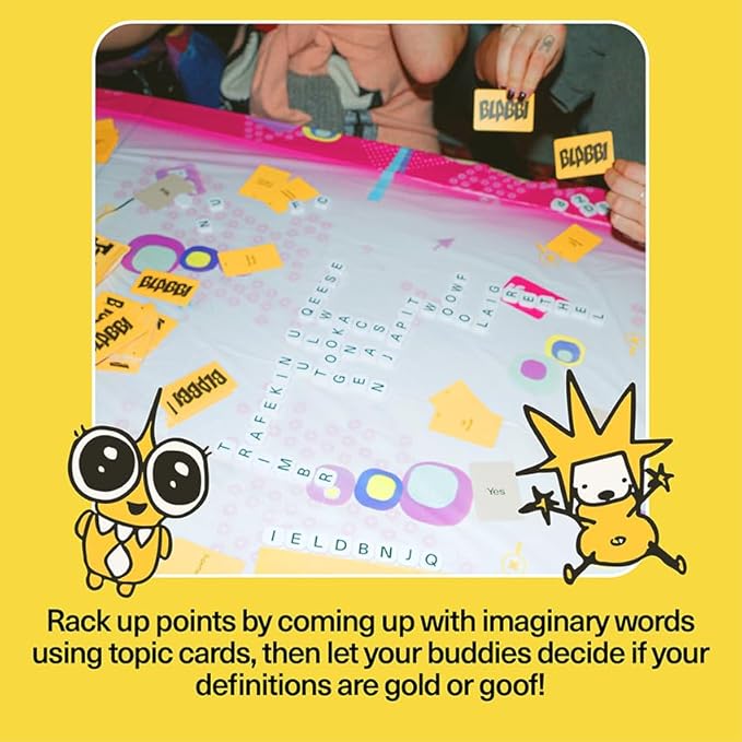 The Game of Made-Up Words. Viral Funny Party Word Board Game for Adults Teens and Kids 14+. Easy to Learn (Base Edition)