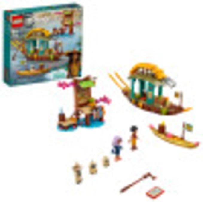 LEGO Disney Boun’s Boat 43185 Building Kit an Imaginative Toy Building Kit Best for Kids Who Like Exploring The World and Adventuring with Strong Disney Characters New 2021 (247 Pieces)