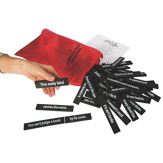 S&ampS Worldwide-mp-18760 Match Up The Sayings Game