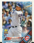 2016 Topps Mini #66 Kyle Schwarber Blue Parallel 2/10 Rookie Card Chicago Cubs Rare Online Exclusive World Series Champions