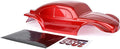 SummitLink Custom Body Red Compatible for 1/10 Scale RC Car or Truck (Truck not Included) SSB-R-01