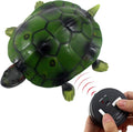Tipmant RC Turtle IR Remote Control Tortoise Crawl Fake Electric Animal Toy Realistic for Toddler Kids Birthday Gifts (Green)
