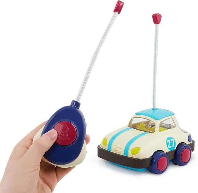 B. toys – Rally Ripster – Remote Control Car – RC Car for Toddlers Kids – Light – Up Toy Car – Toy Vehicle – 12+ Months