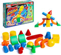POPULAR PLAYTHINGS Mag Builder Building Set Magnetic Connecting Toy for Kids Imagination and Creative Play Crazy Shapes Gift for Children - 20 Piece