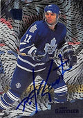 Sports Memorabilia Autograph Warehouse 302388 1996 Mike Gartner Autographed No.142 Hockey Card - Toronto Maple Leafs
