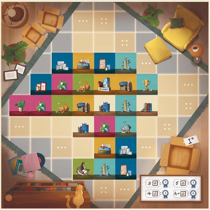 My Shelfie Board Game - Organize Your Shelf and Show Off Your Treasures! Strategy Game Fun Family Game for Kids and Adults Ages 8+ 2-4 Players 30 Minute Playtime Made by Lucky Duck Games