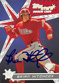 Sports Memorabilia Autograph Warehouse 244623 Brian Hitchcox Autographed Baseball Card - Philadelphia Phillies FT 2001 Topps Stars - No. 179 Rookie
