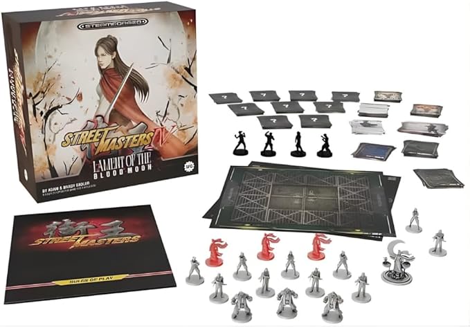 Steamforged Games Street Masters IV The Board Game: Lament of The Blood Moon Expansion