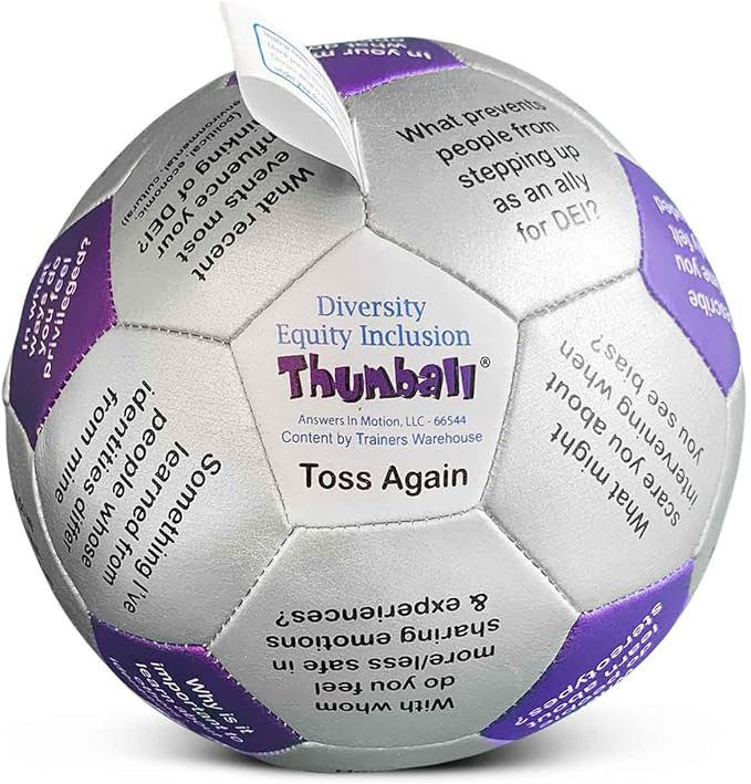Trainers Warehouse 6 Thumball Collection 32 Prompts for Conversation Team Building Relationship and Training