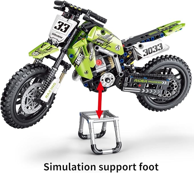Mesiondy Motorcycle Toy Building Blocks KitStem Bricks SetsToys for Boys &amp AdultsBuild A Model Motorcycle (476 Pieces)………