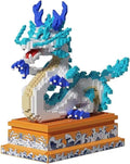 Dragon Series Auspicious Lucky Dragon Micro Building Blocks Set (2020PiecesBase with Storage Function)-Toys Gifts for Kid and Adult