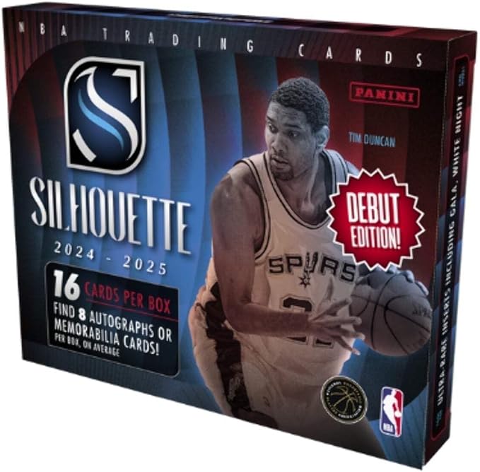 2024/25 Panini Silhouette Basketball Hobby Trading Card Box (1 Autograph Per Hobby Box)