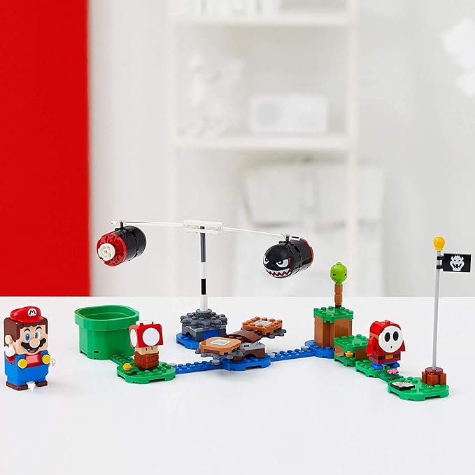 LEGO Super Mario Boomer Bill Barrage Expansion Set 71366 Building Kit Toy for Kids to Add to Their Super Mario Adventures with Mario Starter Course (71360) Playset (132 Pieces)